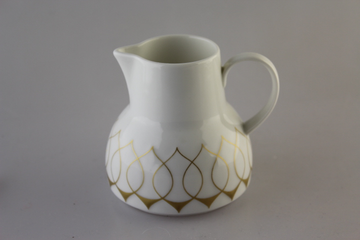 Sahnekännchen - Rosenthal - Gold Silhouette