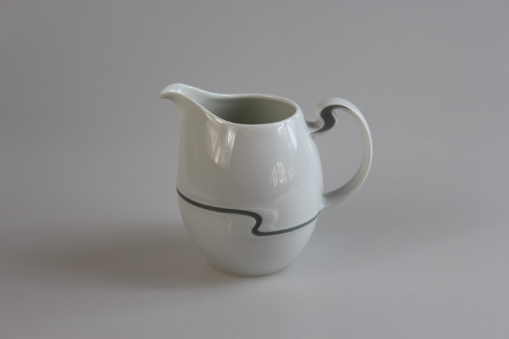 Sahnekännchen groß - Rosenthal - Asimmetria - Schiefer