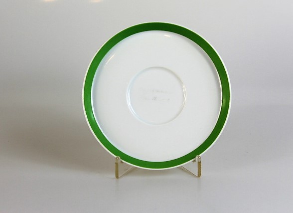 Untertasse für Kaffeetasse - Rosenthal - Polygon - Sunion grün