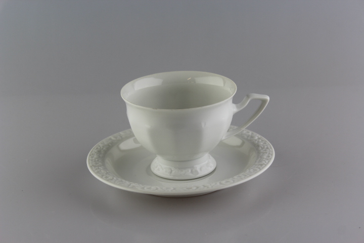 Kaffeetasse 2 tlg. - Rosenthal - Maria weiß