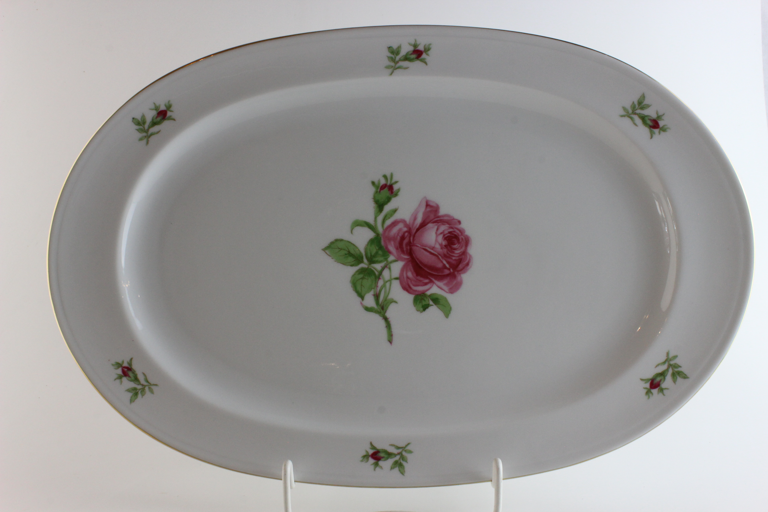 Fleischplatte 38 cm - Fürstenberg - Rose