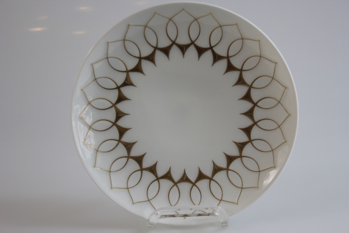 Kleiner Teller - Rosenthal - Gold Silhouette