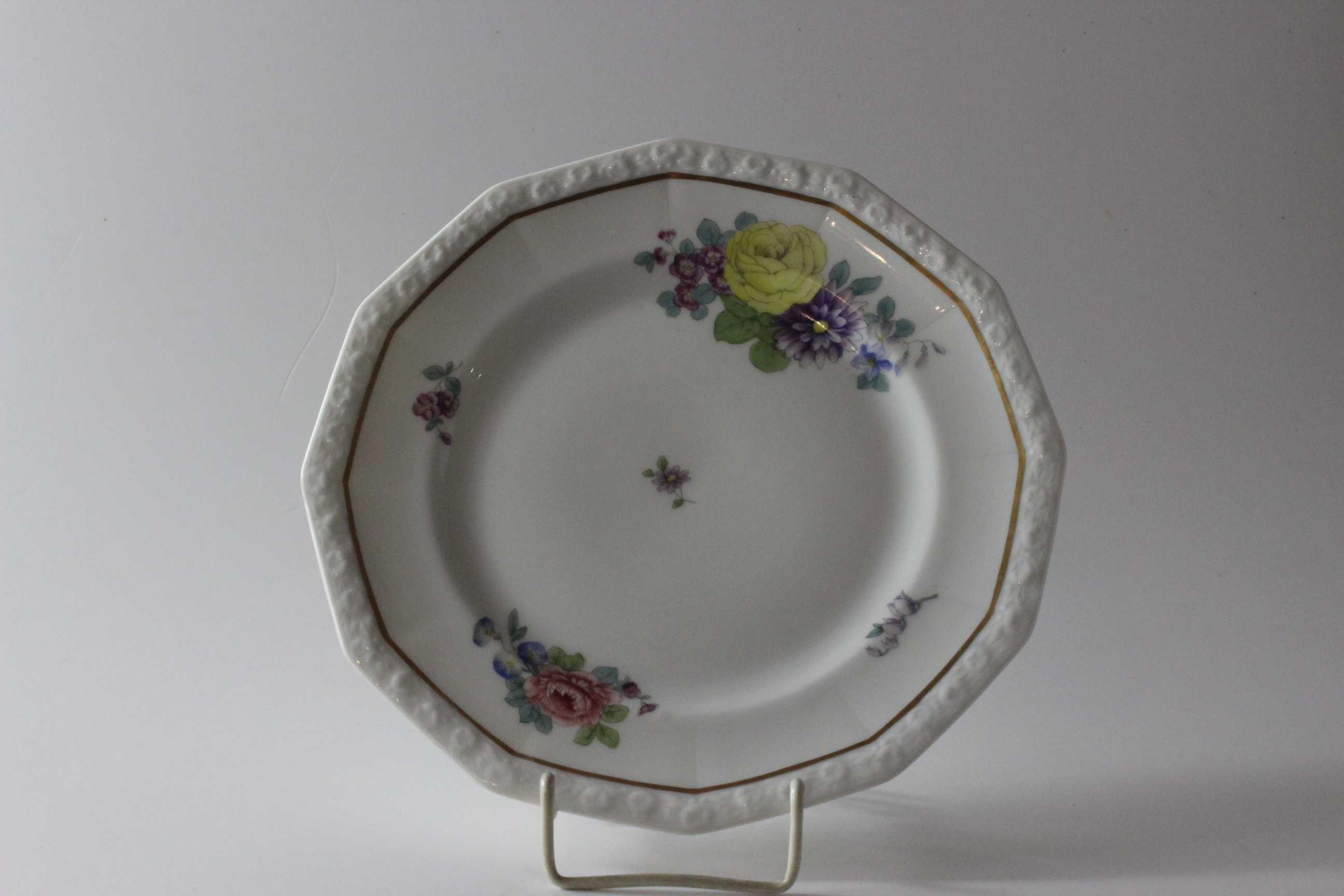 Kuchenteller - Rosenthal - Handbemalt