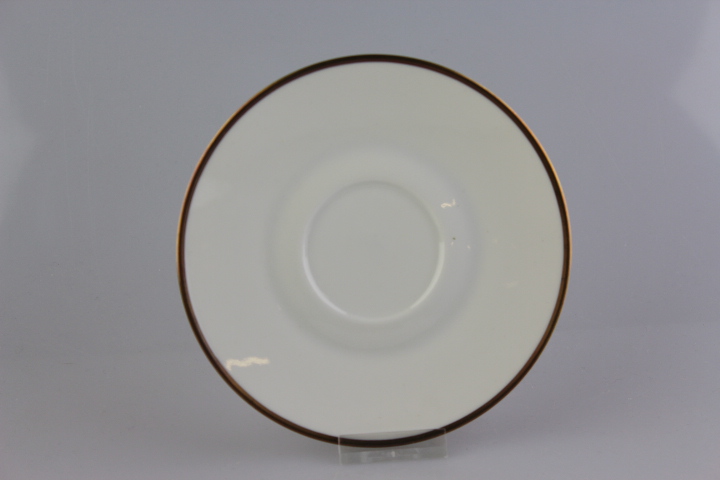 Untertasse für Kaffee - Rosenthal - Form 2000 - polierter Goldrand