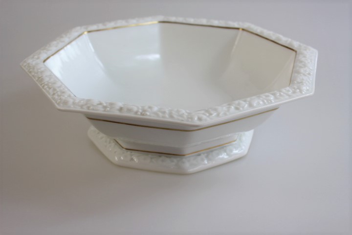 Schüssel mit Fuß Ø 26 cm - Rosenthal - Maria - Goldband