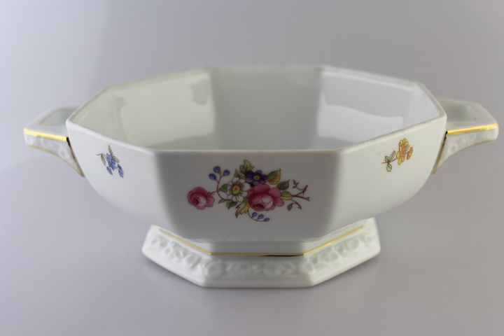 Deckelschüssel (ohne Deckel) - Rosenthal - Maria/Blumenbouquet