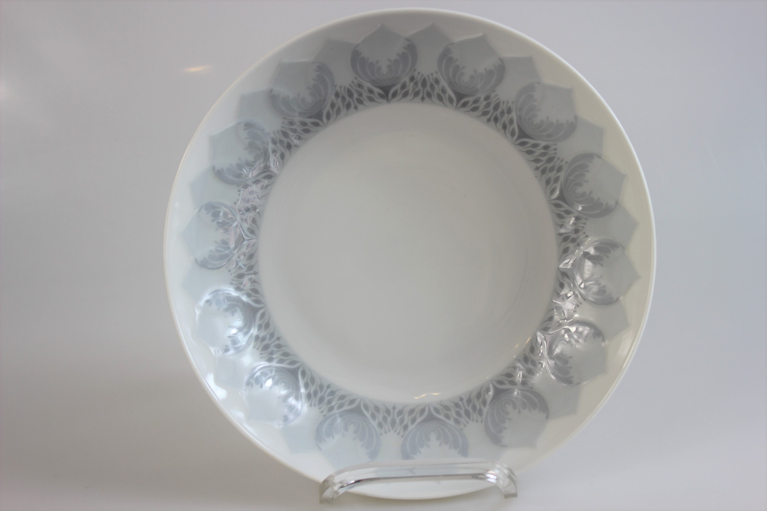 Suppenteller - Rosenthal - Lotus - Madras grau