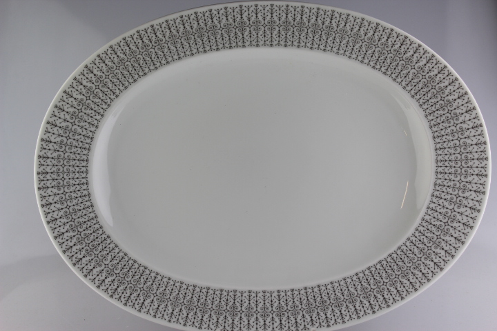 Fleischplatte 38,5 cm - Rosenthal - Composition - Secunda grau