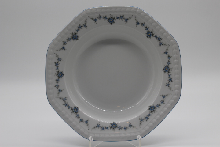 Suppenteller Ø 21,7 cm - Seltmann Weiden - Andrea - blaue Ranke