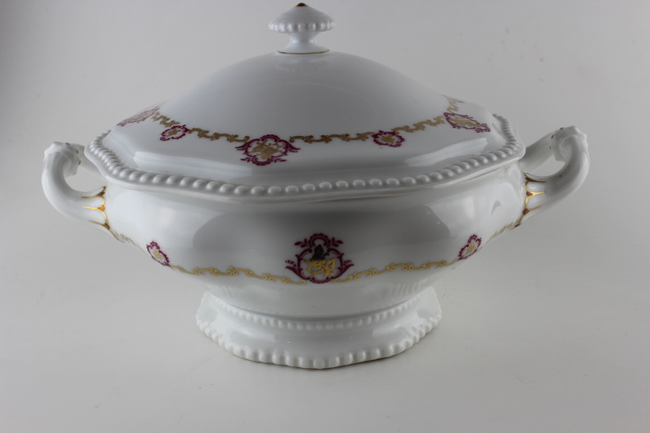 Deckelschüssel - Rosenthal - Medaillon