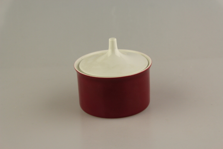 Zuckerdose groß - Rosenthal - Berlin - Purpur