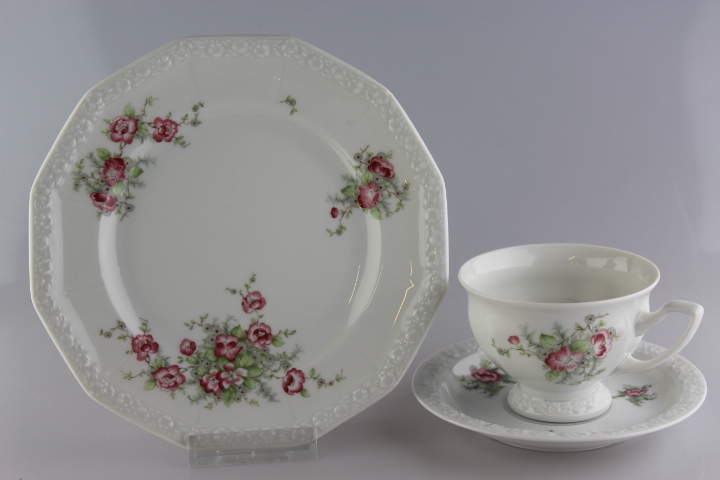 Kaffeegedeck 3 teilig - Maria - Mandelblüte