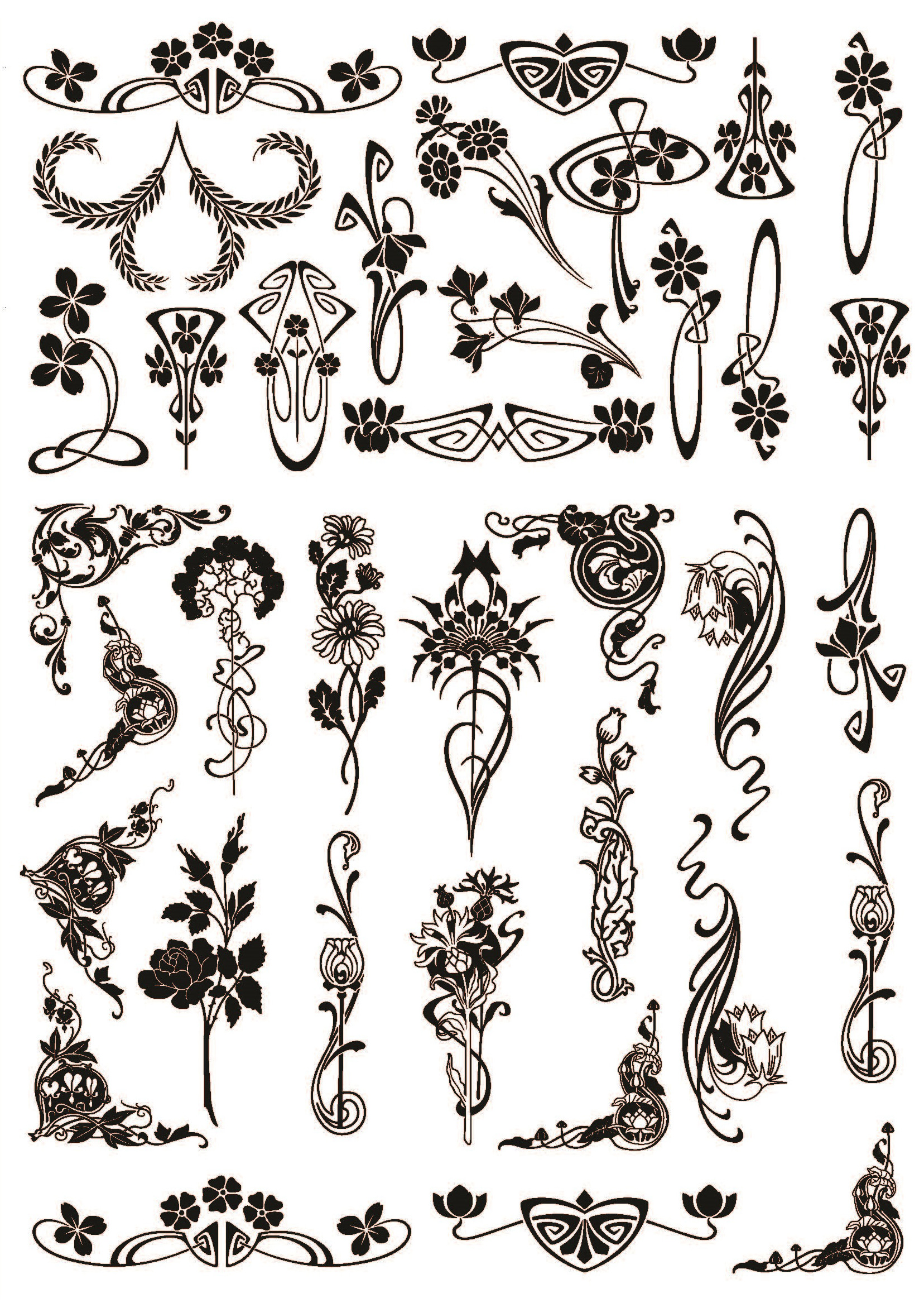 70152 - Abziehbild schwarz