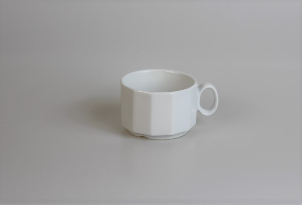 Cappuccinotasse - Rosenthal - Polygon - Hotelgeschirr - Weiß