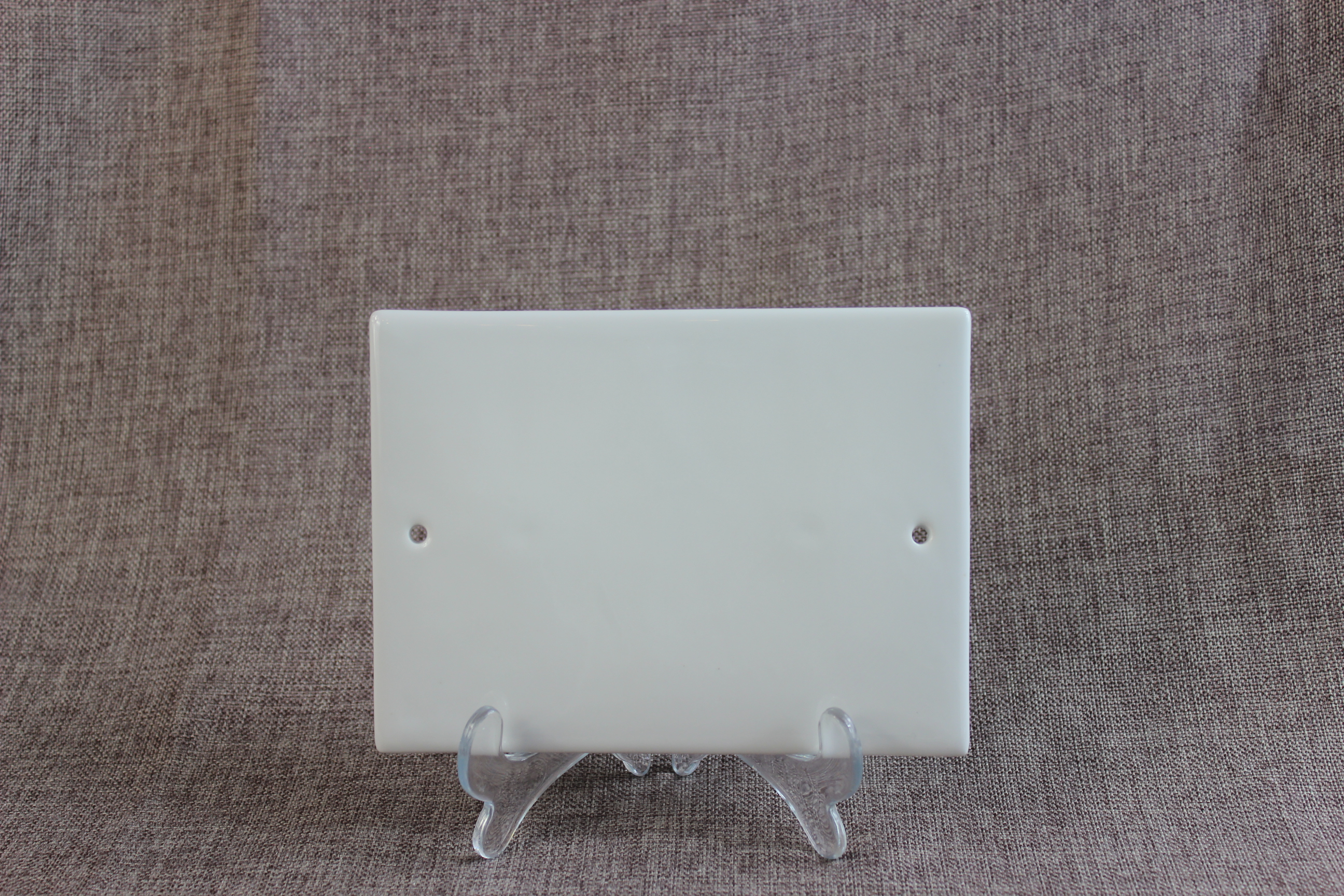 P 187 - Platte rechteckig mit 2 Löchern - 12 cm x 16 cm