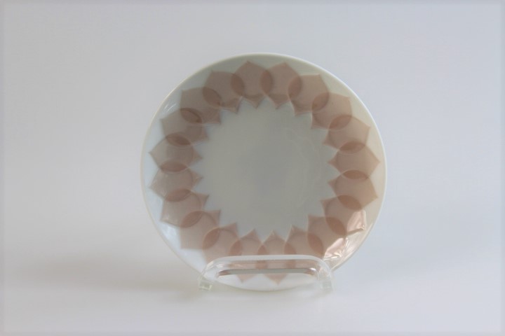 Gebäcktellerchen Ø 11 cm - Rosenthal - Lotus - Gravad Rosa
