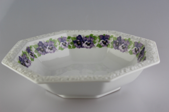 Schüssel Ø 26 cm - Rosenthal - Stiefmütterchen