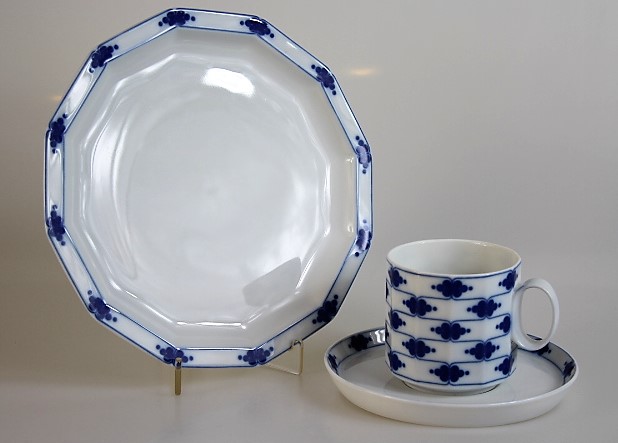 Kaffeegedeck 3 tlg. - Rosenthal - Polygon - Korinth