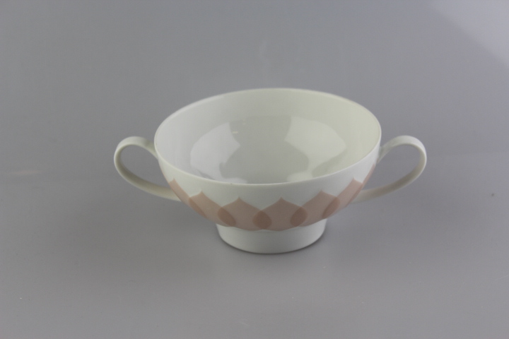 Suppentasse - Rosenthal - Lotus - Gravad Rosa