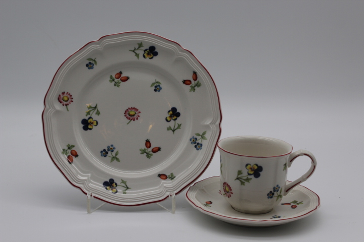 Moccagedeck 3tlg. - Villeroy & Boch - Petite Fleur