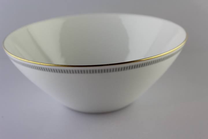 Schüssel Ø 19 cm - Rosenthal - Form 2000 - Graue Rechtecke