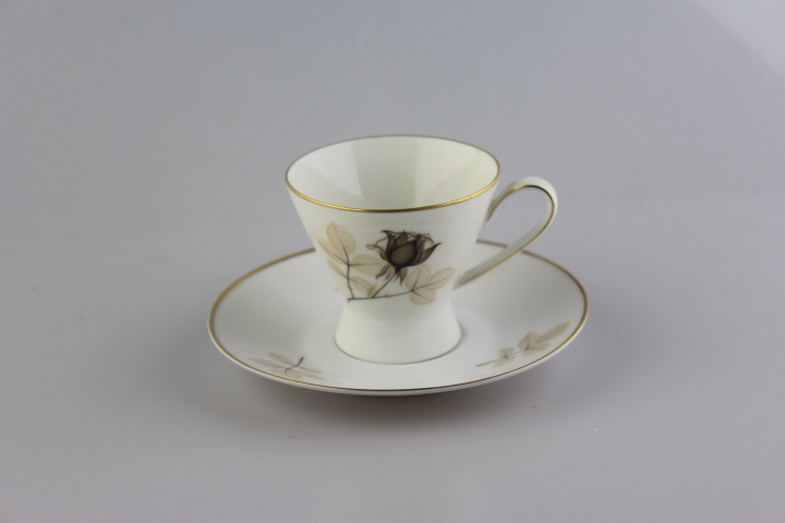 Moccatasse 2 tlg. - Rosenthal - Form 2000 - Schattenrose