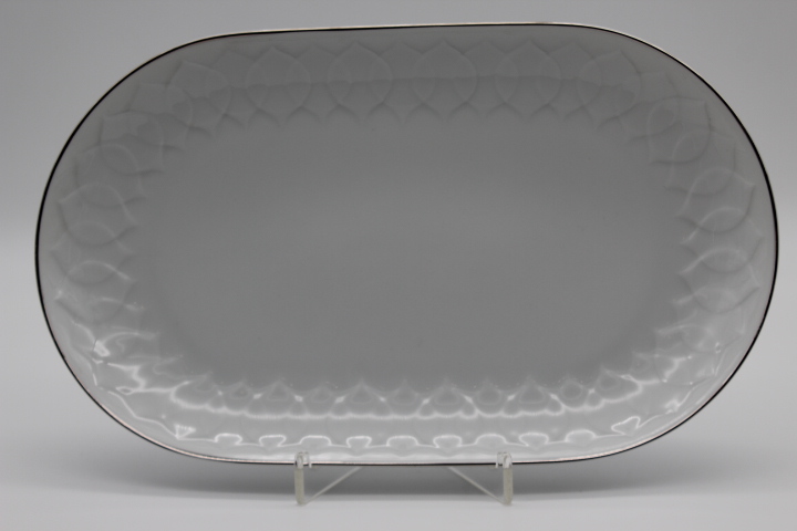 Fleischplatte 28 cm - Rosenthal - Lotus - Platinrand