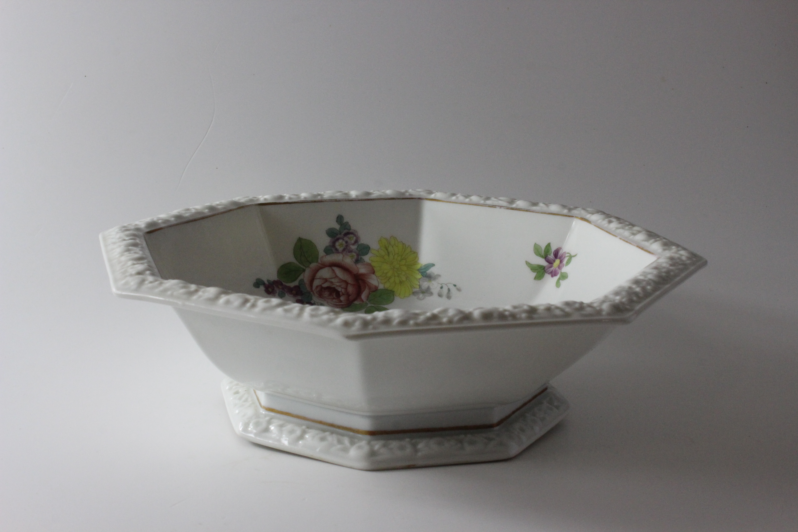 Schüssel auf Fuß Ø 28 cm - Rosenthal - Handbemalt