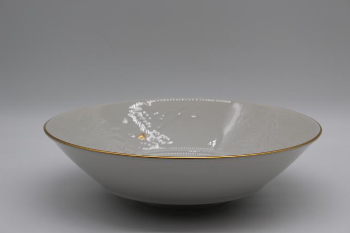 Schüssel Ø 22,8 cm - KPM Berlin - Feldblume - Feldblume auf Bord mit Insekt