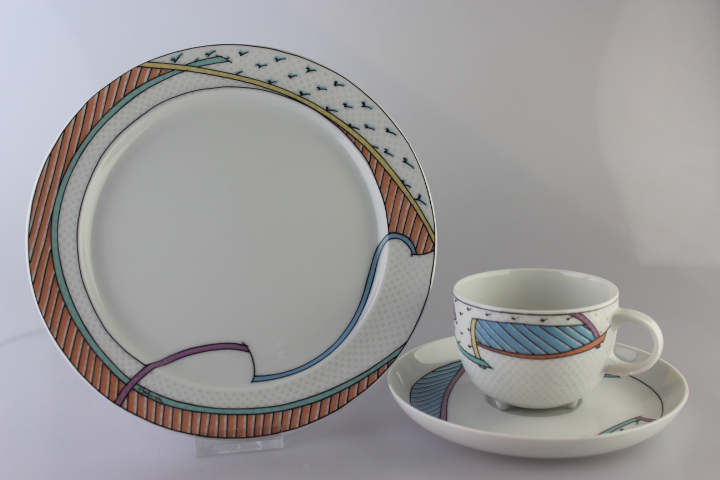 Kaffeegedeck 3 tlg. - Rosenthal - Century - New Wave