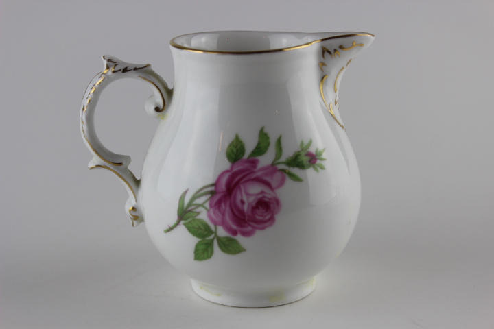 Sahnekännchen groß - Fürstenberg - Rose