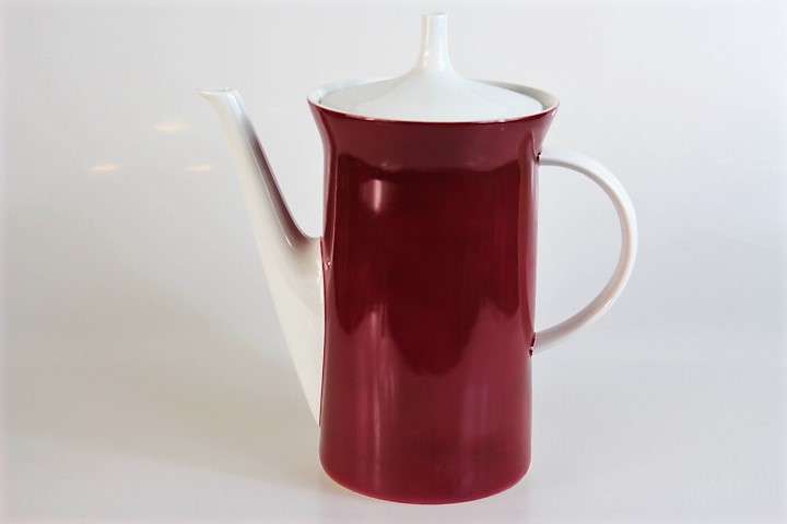 Kaffeekanne 18,5 cm - Rosenthal - Berlin - Purpur