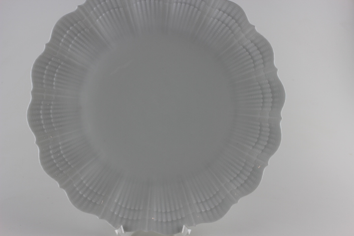 Speiseteller Ø 25,7 cm - Giraud Limoges - Corail - weiß