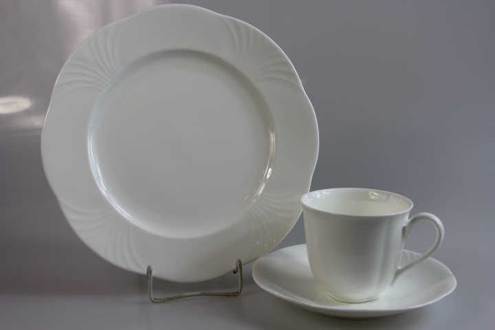Kaffeegedeck 3 tlg. - Villeroy & Boch - Arco Weiß