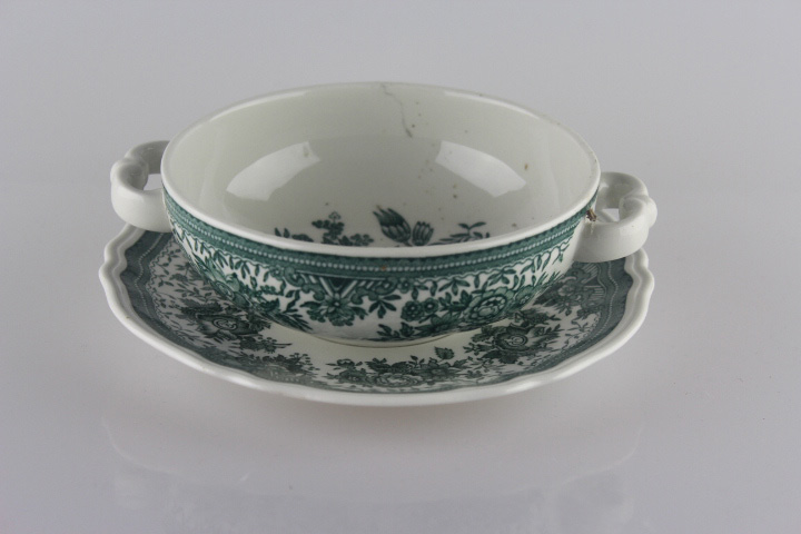 Suppentasse 2 tlg. - Villeroy & Boch - Fasan grün