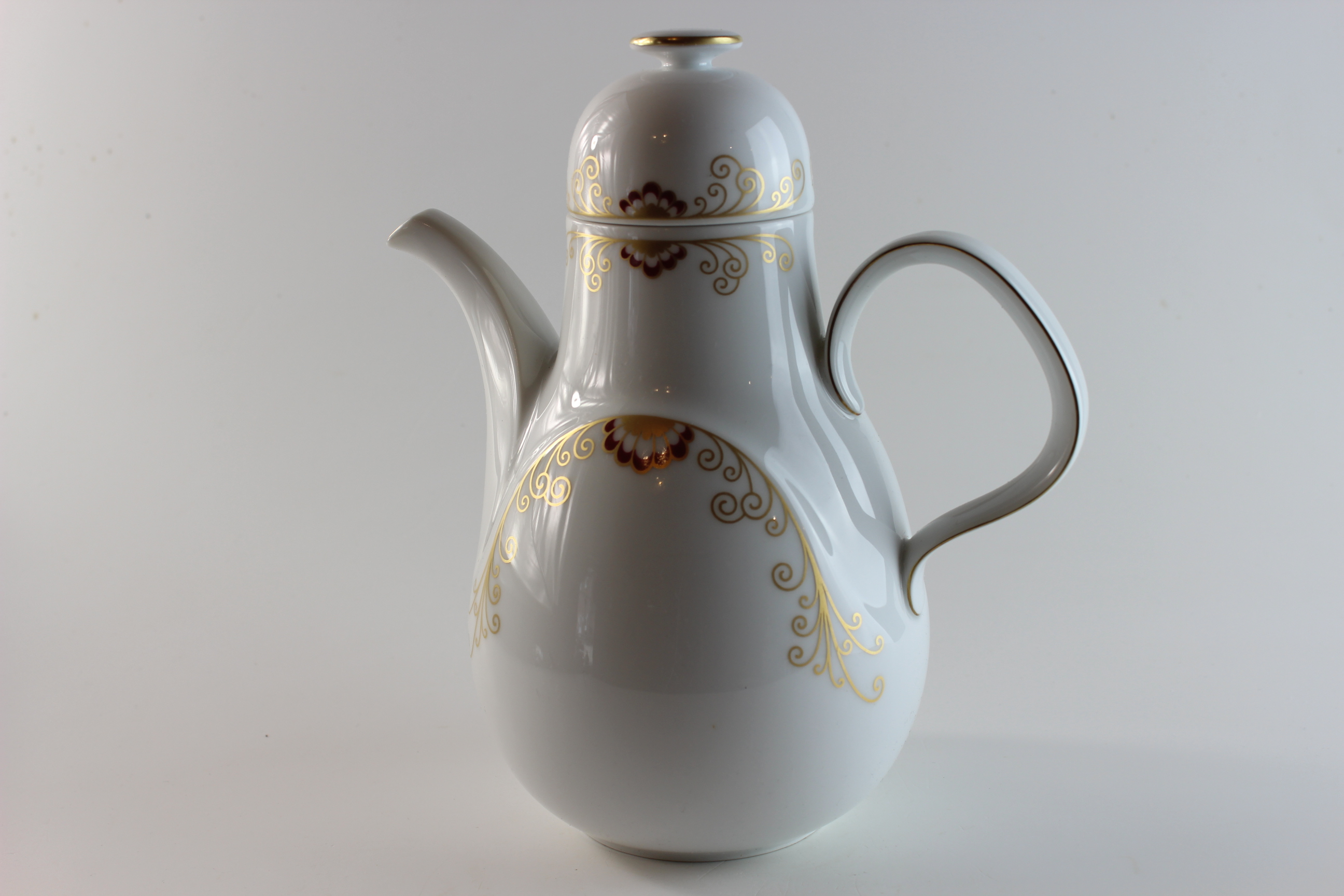 Kaffeekanne - Heinrich - Rot/Gold