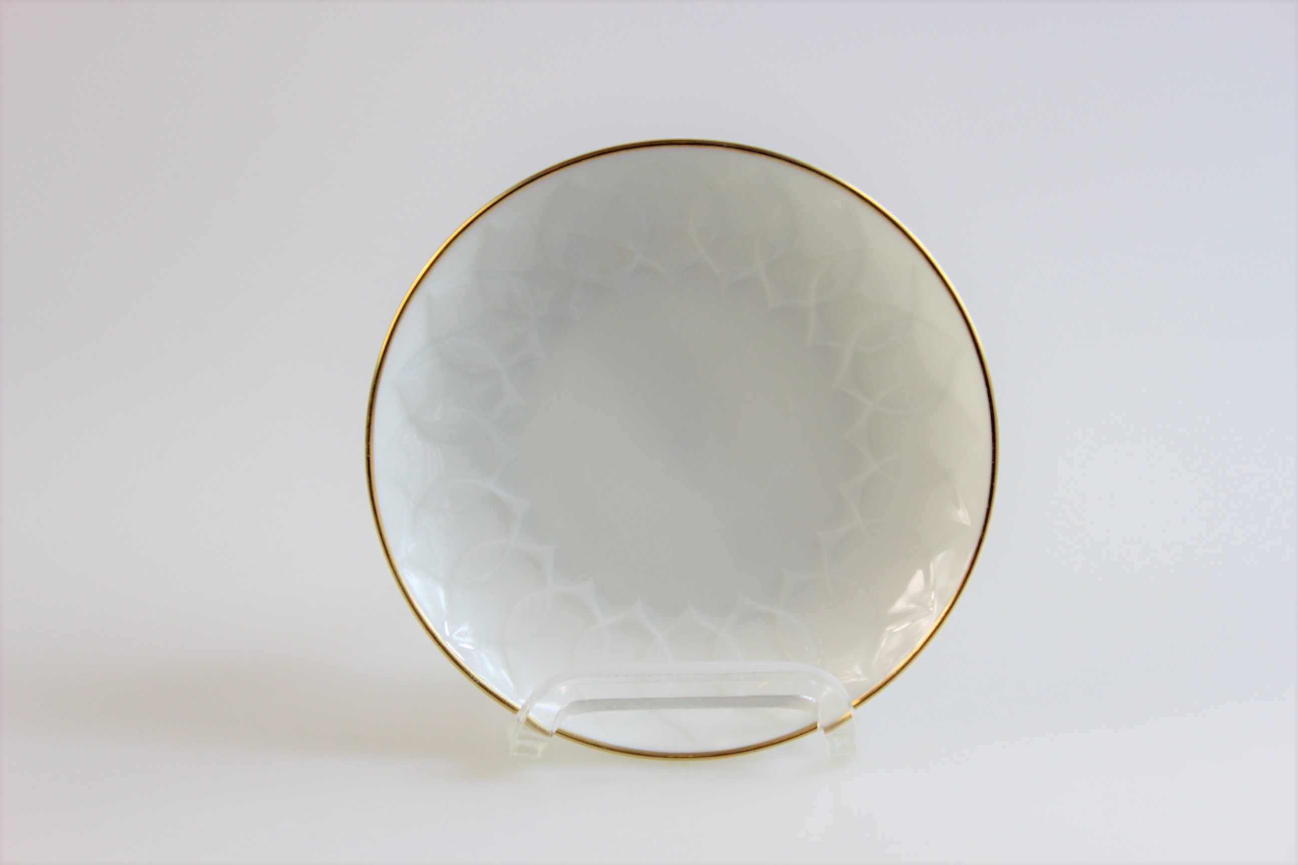 Gebäcktellerchen - Rosenthal - Lotus - Goldrand