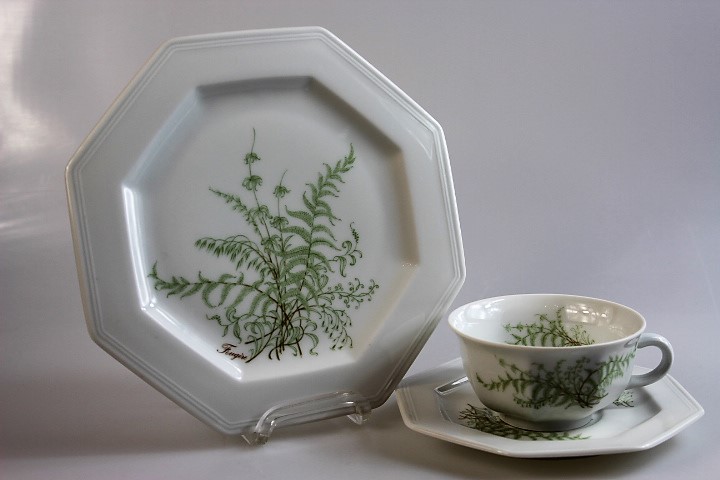 Teegedeck 3 tlg. - Gallo - Leonardo - Sommerfarn