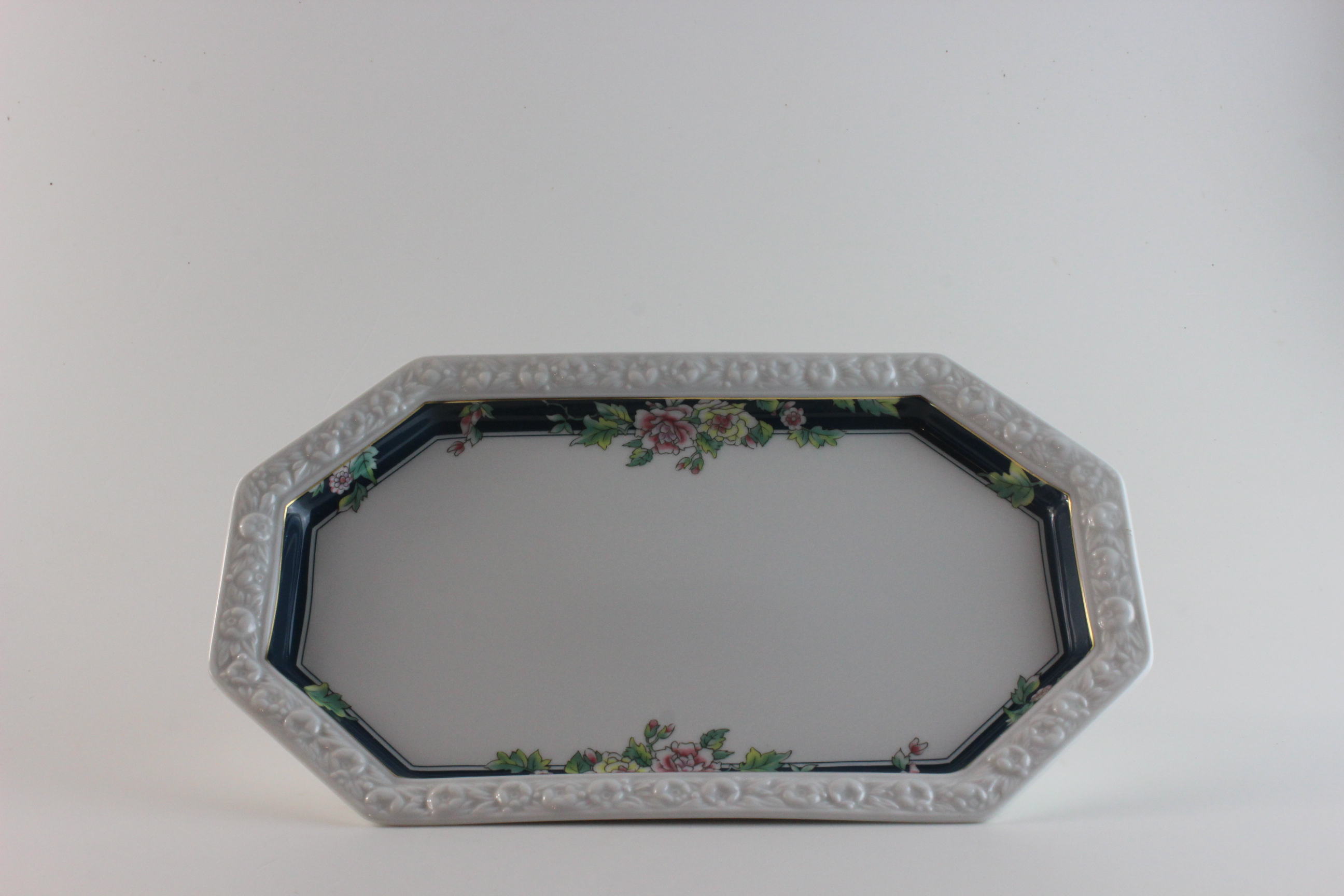 Aufschnittplatte - Rosenthal - Grüne Rosenkante