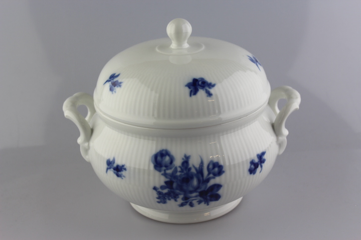 Deckelschüssel - Heinrich - Residenz - Blaue Rose