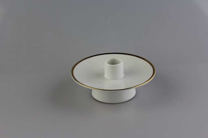 Kerzenhalter - Rosenthal - Form 2000 - polierter Goldrand