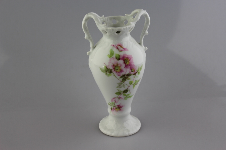 Vase - Giraud Limoges - Corail - Heckenrose