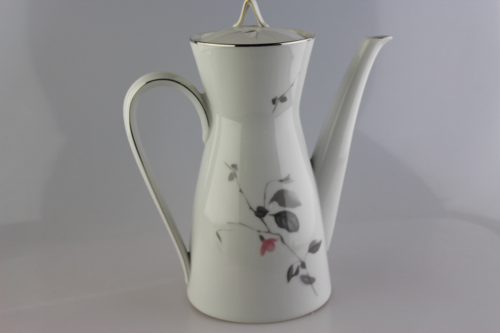 Kaffeekanne - Rosenthal - Form 2000 - Japanischer Blütenzweig platin