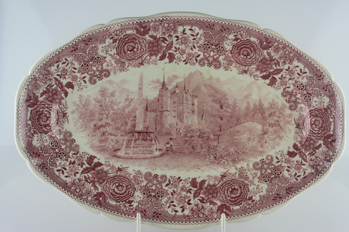 Fleischplatte groß - Villeroy & Boch - Burgenland rot