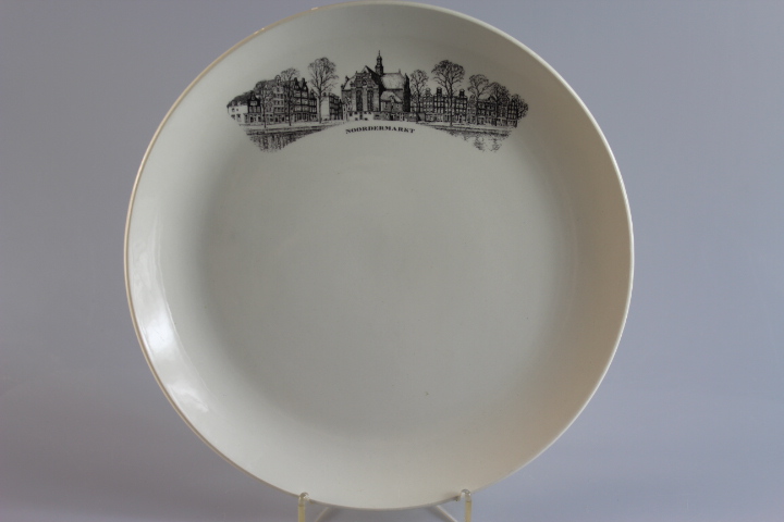 Kuchenteller (Noordermarkt) - Villeroy & Boch - Amsterdames grachten