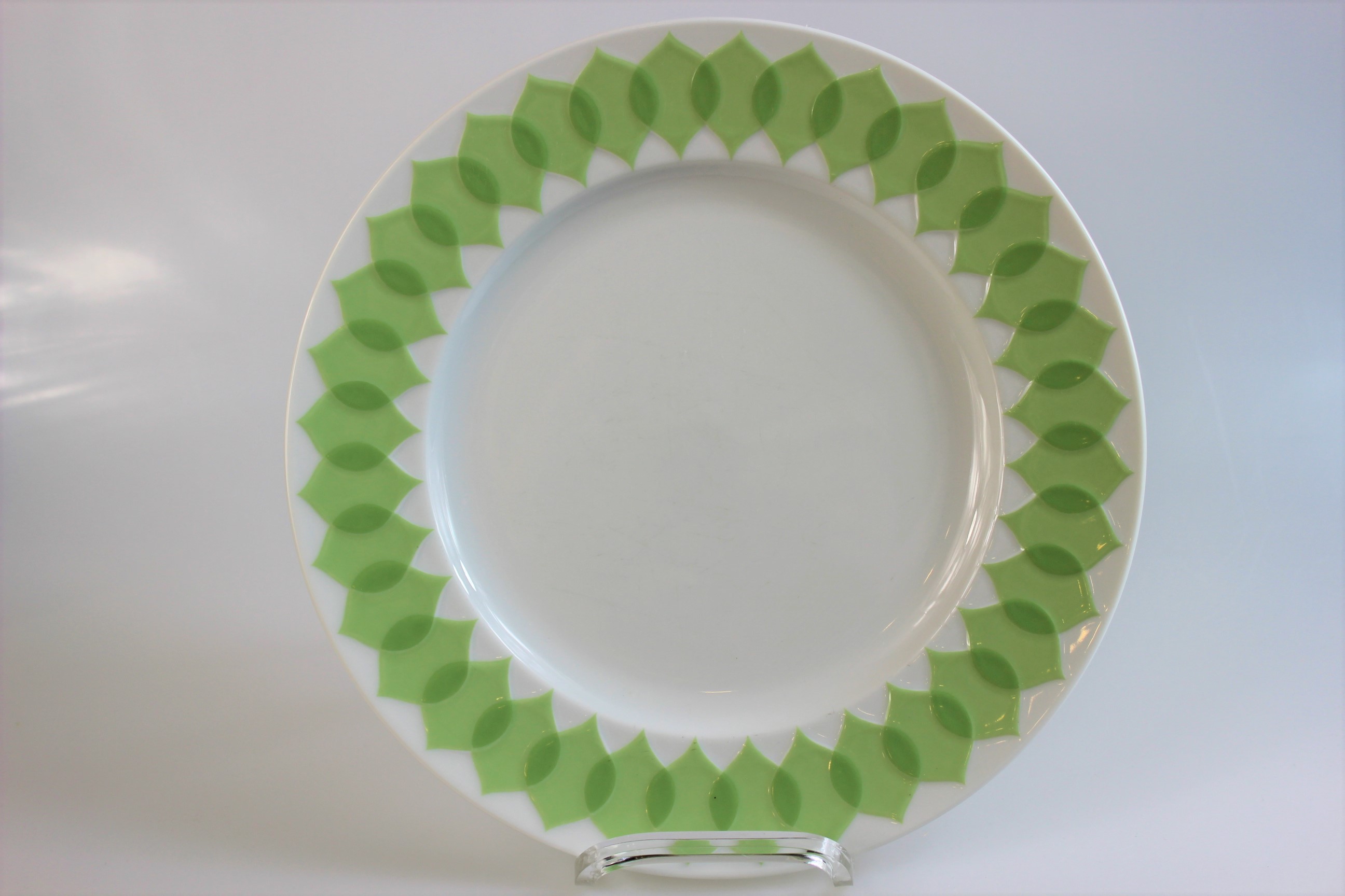 Speiseteller Ø 25,5 cm - Rosenthal - Lotus - Secunda grün