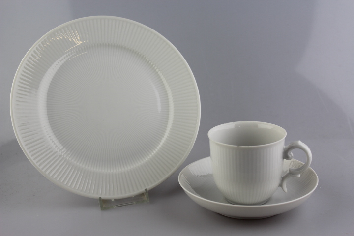 Kaffeegedeck 3 tlg. groß - Heinrich - Residenz / weiß