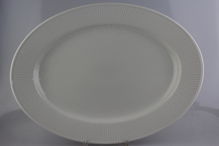 Fleischplatte 37,5 cm  - Heinrich - Residenz / weiß