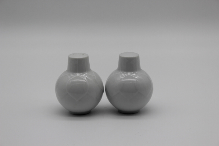 Salz- & Pfefferstreuer 2 tlg. - Rosenthal - Lotus - weiß