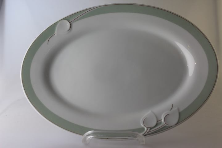 Fleischplatte 33,5 cm - Hutschenreuther - Fleuron Chloé Printemps